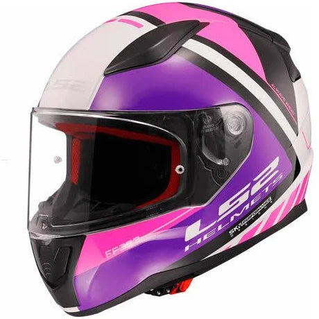 CASCO CERRADO LS2 RAPID II BLINK BCO FUSCIA